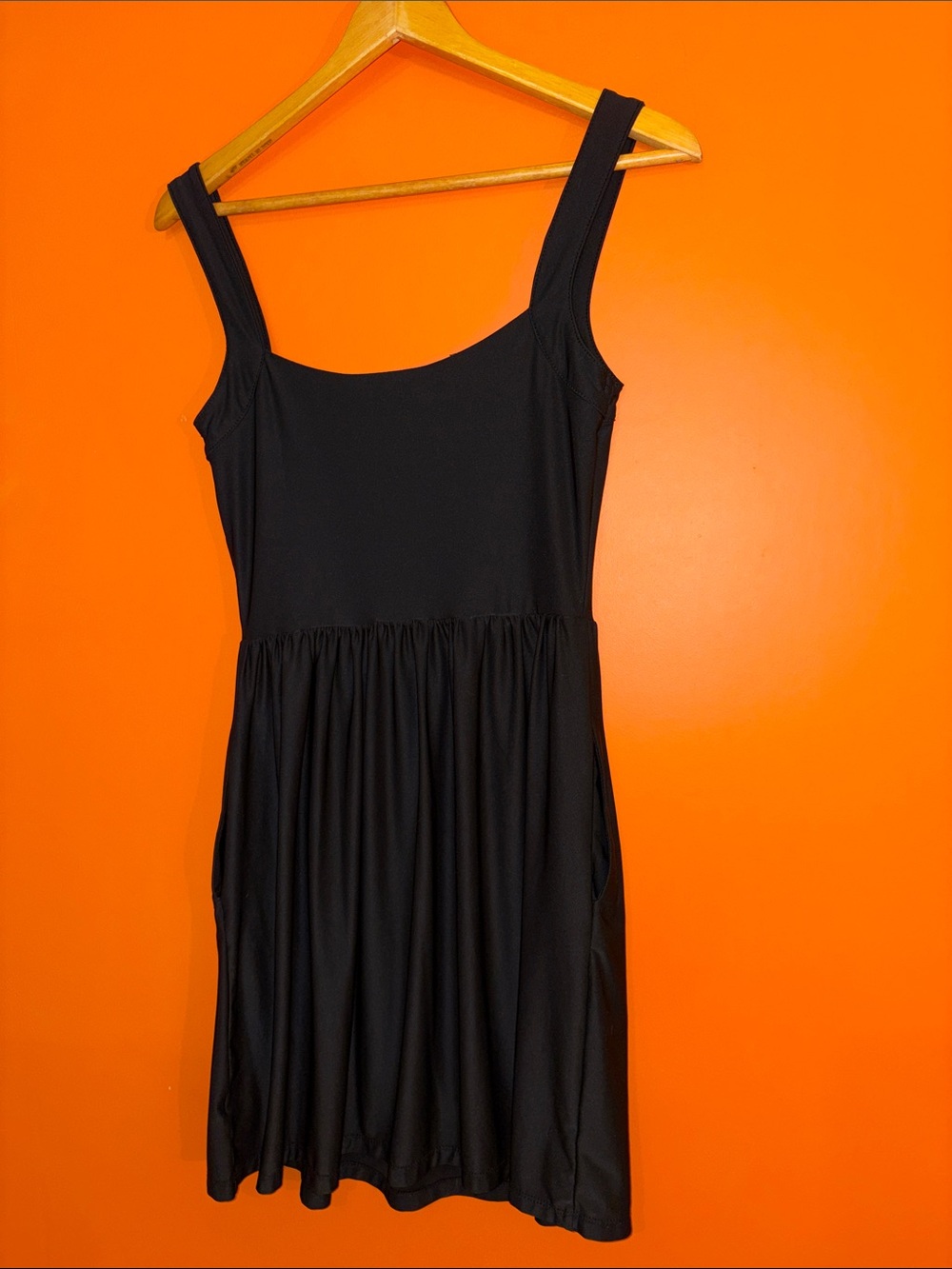 BeBop Black Mini Dress with Scoop Neck Straps Theme Park Vacation Dress Small - Picture 7 of 10